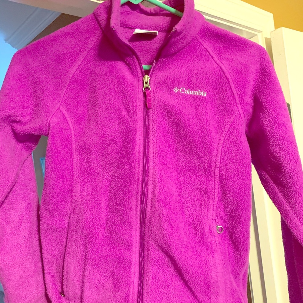 Girls Purple Columbia π jacket - Picture 1 of 1